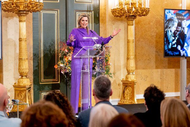 Queen Maxima during the opening of the meeting of the MIND Us Foundation at Noordeinde Palace in The Hague, Netherlands on December 6, 2022. During this meeting, the board of MIND Us, of which Queen Máxima is honorary chairman, will present its program to strengthen the mental health of young people. Photo by Bruno Press\/Abaca\/Sipa