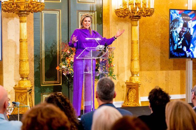 Queen Maxima during a meeting of the MIND Us Foundation at Noordeinde royal palace in The Hague. (Photo by DPPA\/Sipa USA