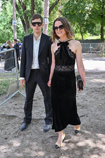 Keira Knightley attending the Chanel show during PFW Haute Couture in Paris, France on July 5, 2022. Photo by Julien Reynaud\/APS-Medias\/Abaca\/Sipa