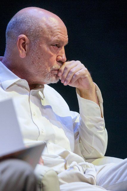 Actor John Malkovich during the presentation of the play \