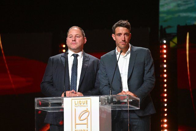 during La Nuit du Rugby at Olympia on September 26, 2022 in Paris, France. (Photo by Anthony Bibard\/FEP\/Icon Sport\/Sipa USA) - Photo by Icon Sport\/Sipa