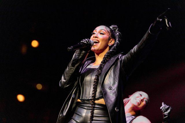 Queen Naija during the Good Morning Gorgeous Tour at United Center on September 25, 2022, in Chicago, Illinois (Photo by Daniel DeSlover\/Sipa USA