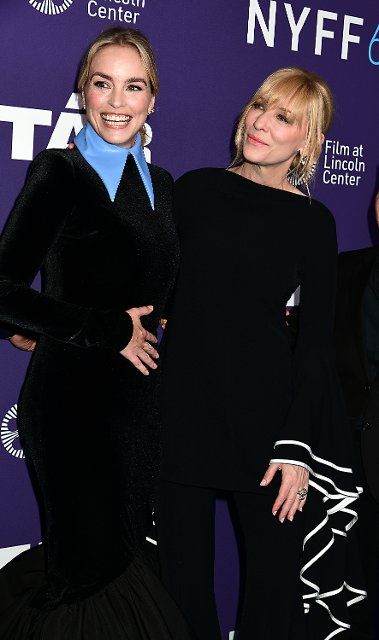 Nina Hoss and Cate Blanchett attends the "TAR" screening at the 60th New York Film Festival on October 3rd, 2022 at Alice Tully Hall in New York, New York, USA. Robin Platzer\/ Twin Images\/ SIPA