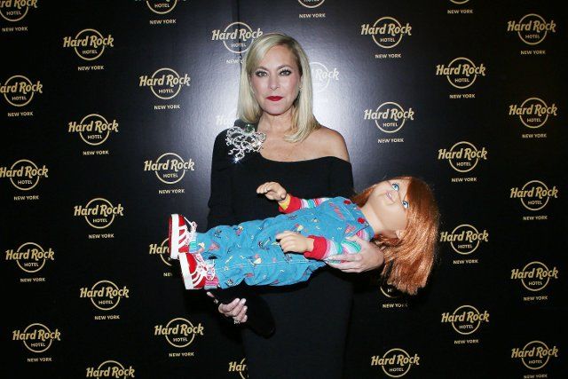 Sutton Stracke Attends the S2 Premiere of Chucky Hosted by the Hard Rock Hotel in New York, NY on October 5, 2022 (Photo by Udo Salters Photography\/Sipa USA