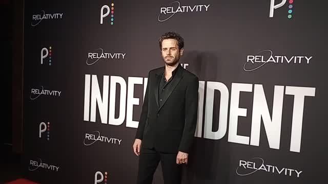 Luke Kirby attends The Independent premiere at iPic NYC in New York, NY, on November 1, 2022. (Video by Efren Landaos\/Sipa USA)                    