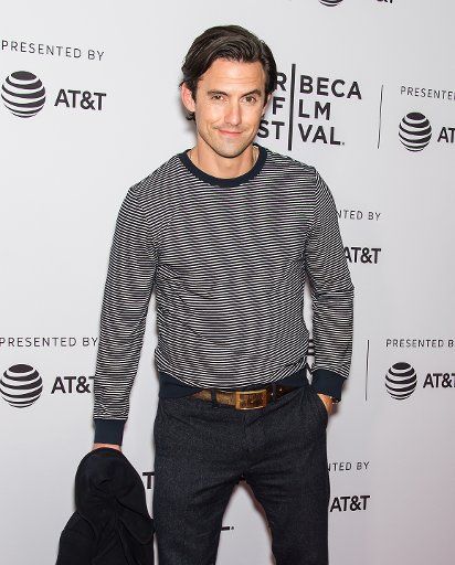 Celebrities attend the Devils Gate premiere held during the 2017 Tribeca Film Festival at Cinepolis Chelsea in New York City, New York.. .Pictured: Milo Ventimiglia. Ref: SPL 240417 .Picture by: Ouzounova\/Splash News . . Splash News and ...