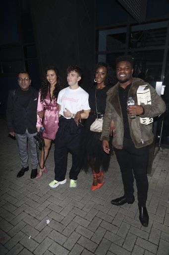 Celebrities leaving X Factor in London Pictured: Martin Bashir,Olivia Olson,Kevin McHale,Victoria Ekanoye,Levi Davis Ref: SPL5132595 011219 NON-EXCLUSIVE Picture by: SplashNews.com Splash News and Pictures Los Angeles: 310-821-2666 New York:...