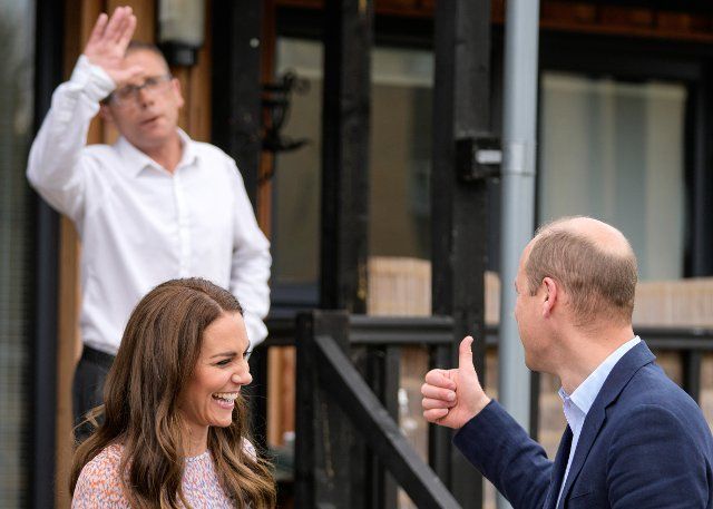 The Duke and Duchess of Cambridge visited Jimmy\