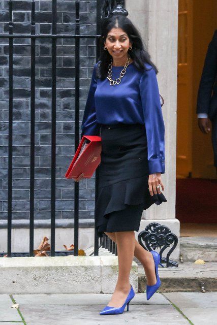 Image Licensed to i-Images \/ Polaris) Picture Agency. 29\/11\/2022. London, United Kingdom: Cabinet Meeting. Home Secretary Suella Braverman attends Cabinet Meeting, Downing Street. (Martyn Wheatley \/ i-Images \/ Polaris