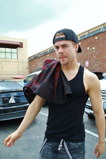 137317, Derek Hough seen at DWTS studio, for dance rehearsals, in Los Angeles. Los Angeles, California - Saturday May 16, 2015. Photograph: 