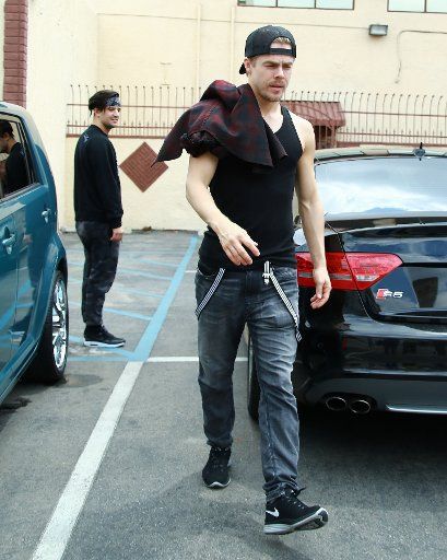 137317, Derek Hough and Mark Ballas seen at DWTS studio, for dance rehearsals, in Los Angeles. Los Angeles, California - Saturday May 16, 2015. Photograph: 