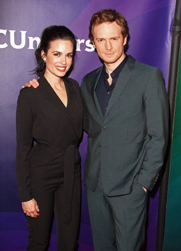 150145, Torrey DeVitto, Nick Gehlfuss attends the NBCUniversal Summer Press Day in Los Angeles on Friday, April 1st, 2016.Photograph: 