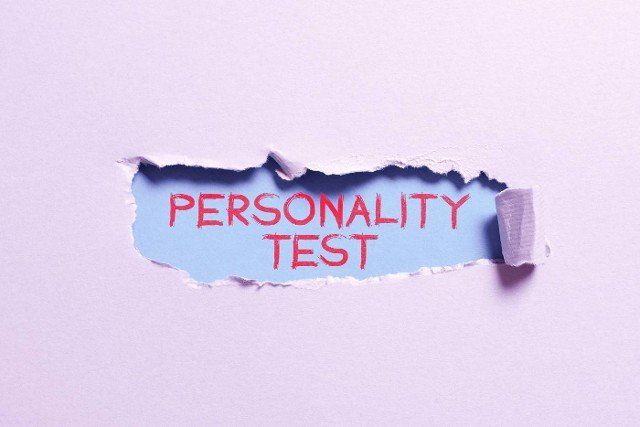 Text caption presenting Personality Test,  Conceptual photo A method of assessing human personality constructs