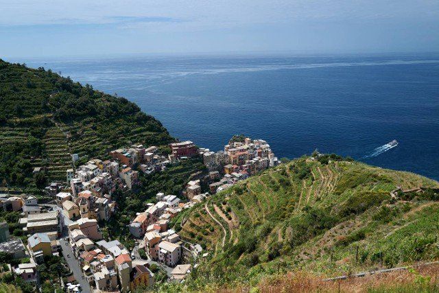 One of the famous villages in the Cinque Terre region