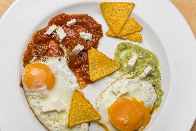 mexican fried eggs with salsa