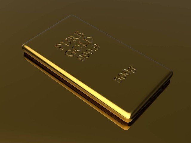 Golden bars. Precious metal ingots. Business background. Finance and banking concept. 3D illustration.