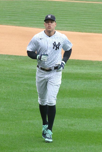 October 2, 2022 Aaron Judge during last regular season baseball game at Yankee Stadium, Bronx, NY NOTE: PHOTO IS NOT DURING HIS 62 HOME RUN Photo by John Barrett\/PHOTOlink