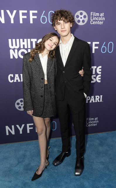 May Nivola and Sam Nivola attend screening of Netflix White Noise on Opening night at New York Film Festival at Alice Tully Hall (Photo by Lev Radin\/Pacific Press