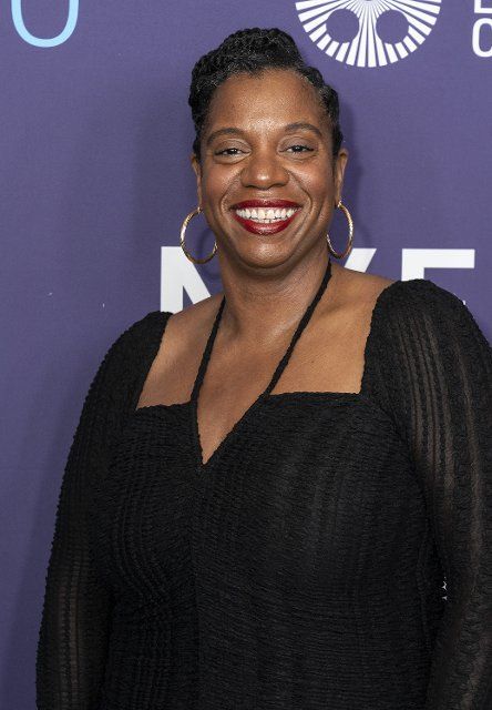 Gina Duncan attends screening of Netflix White Noise on Opening night at New York Film Festival at Alice Tully Hall (Photo by Lev Radin\/Pacific Press