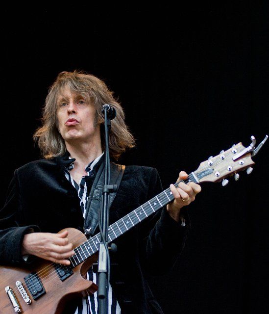 Picture shows: Mike Scott performing with The Waterboys at the Electric Picnic, Stradbally, Ireland, on 3rd September 2010
