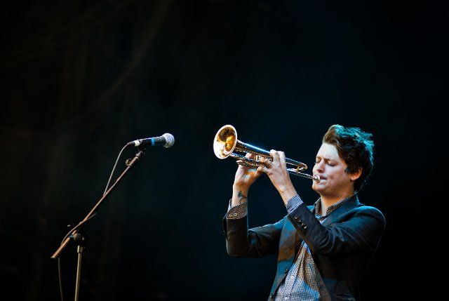 Picture shows: Beirut performing at the Electric Picnic, Stradbally, Ireland on 4th September 2011