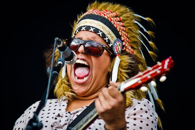 Alabama Shakes performing at the Electric Picnic, Ireland, on 31st August 2012.