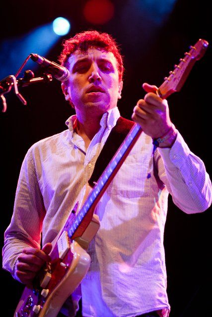David Kitt performing at the Electric Picnic, Ireland, on 1st September 2012.