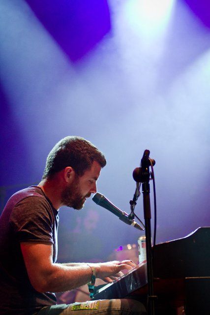 Mick Flannery performing at the Electric Picnic, Ireland, on 2nd September 2012.