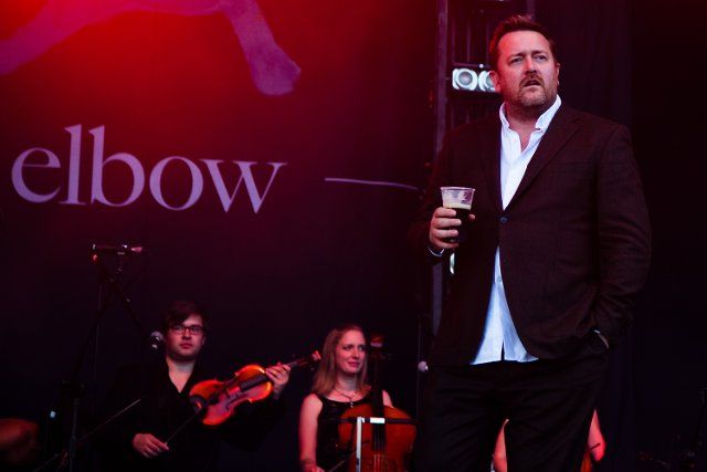 Elbow performing at the Electric Picnic, Ireland, on 2nd September 2012.