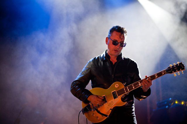 Richard Hawley performing at the Electric Picnic, Ireland, on 1st September 2012.