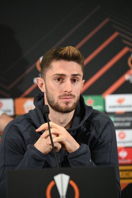 Player Ismail Yuksek of Fenerbahce during the press conference the day before the UEFA Europa League third leg match between Fenerbahce and AEK Larnaca on October 06 , 2022 at Ulker Stadium on October 05, 2022 in Istanbul, Turkey. (, Credit