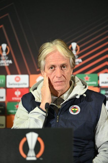 Coach Jorge Jesus of Fenerbahce during the press conference the day before the UEFA Europa League third leg match between Fenerbahce and AEK Larnaca on October 06 , 2022 at Ulker Stadium on October 05, 2022 in Istanbul, Turkey. (, Credit