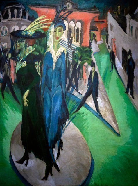 Potsdamer Platz, Ernst Ludwig Kirchner, 1914, Berlin Neue Nationalgalerie, Berlin, Germany, Europe, Credit:Peter Barritt \/ Avalon