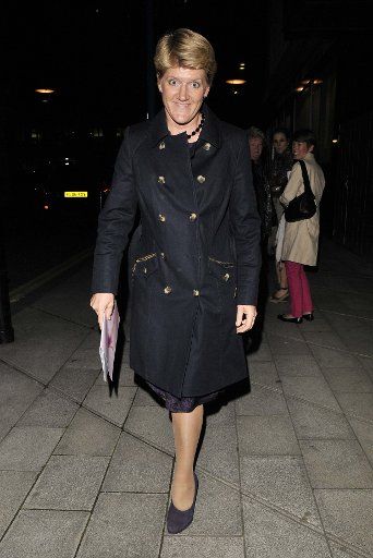 Clare Balding attends the "Nanny McPhee" VIP ballet premiere, Peacock Theatre, Portugal St., on Thursday April 24, 2014 in London, England, UK.