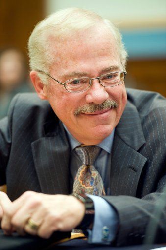 UNITED STATES - MAY 11:  Former Congressman Bob Barr prepares to testify before a House Crime Terrorism and Homeland Security Subcommittee hearing in Rayburn entitled "The USA PATRIOT Act: Dispelling the Myths."  (Photo By Tom Williams\/Roll Call)
