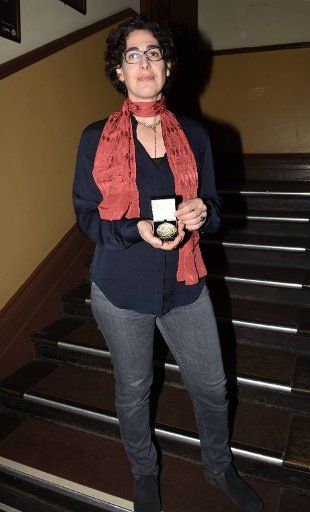 American journalist & Serial podcast host Sarah Koenig is awarded the Edmund Burke Gold Medal from Trinity College Historical Society at Trinity College, Dublin, Ireland - 06.03.17. Featuring: Sarah Koenig Where: Dublin, Ireland When: 06 Mar 2017 ...