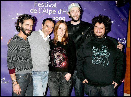Laurent Stocker, Elie Semoun, Lea Drucker, Vincent Desagnat and Mouloud Achour 12th edition of the Festival of Comedies in Alpes d\