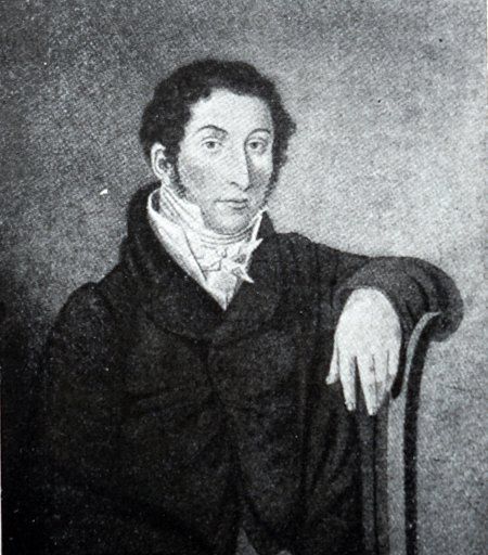 Portrait of Carl Maria von Weber (1786-1826) a German composer, conductor pianist, guitarist and critic. Dated 19th