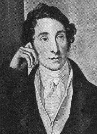 Portrait of Carl Maria von Weber (1786-1826) a German composer, conductor, pianist, guitarist, and critic. Dated 19th