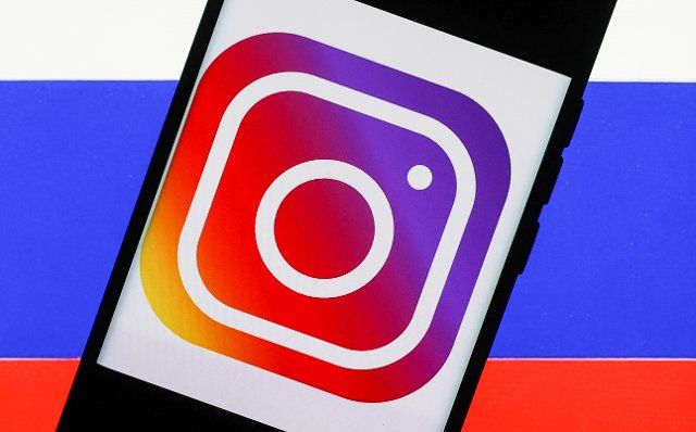 NOVOSIBIRSK, RUSSIA â MARCH 11, 2022: Pictured in this photo illustration is the logo of the Instagram social networking app. The Russian Federal Service for Supervision of Communications, Information Technology and Mass Media (Roskomnadzor) has 