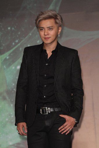 Singer Show Lo attends press conference of his coming concert in Taipei,China on Thursday December 5,2013.