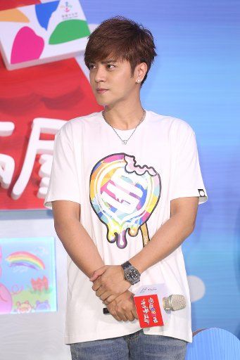 Singer Show Lo attends a public benefit activity in Taipei,China on Saturday August 2,2014.