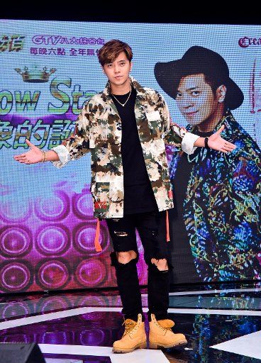 Show Lo attends a TV show in Taipei, Taiwan, China on 12th July, 2015.