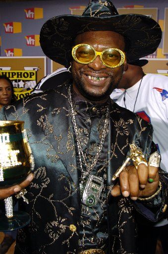 Bishop Don Juan arrives at the second annual VH1 Hip Hop Honors show in New York City on September 22 2005.  The show will air on VH1 on September 26 2005.  (UPI Photo\/Robin Platzer)