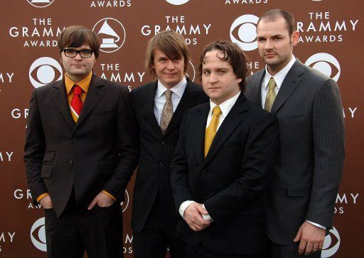 Death Cab for Cutie arrives at the 48th Annual Grammy Awards at the Staples Center in Los Angeles on February 8 2006.  (UPI Photo\/Jim Ruymen)    
