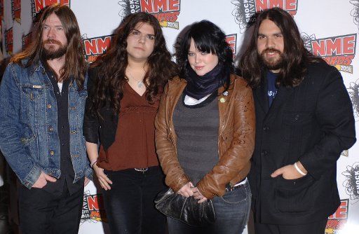 British popband Magic Numbers attend the NME awards at Hammersmith Palais in London on February 23 2006.(UPI Photo\/Rune Hellestad) 