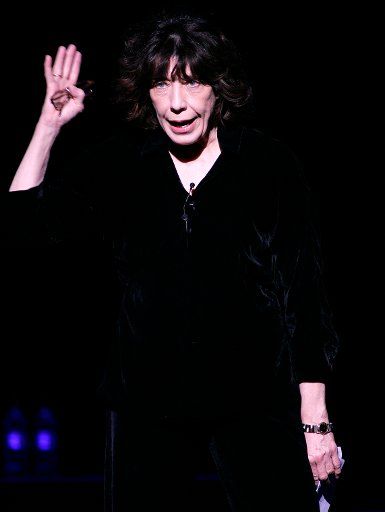 Lily Tomlin performs her comedy show at the Bank Atlantic Center in Sunrise Florida on March 9 2006. (UPI Photo\/Michael Bush)