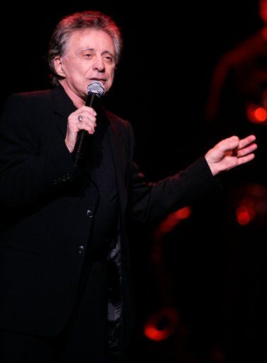 Frankie Valli performs in concert at the Bank Atlantic Center in Sunrise Florida on January 7 2007.  (UPI Photo\/Michael Bush)