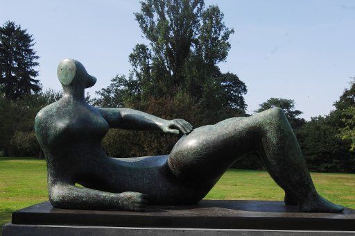 British sculptor Henry Moore\