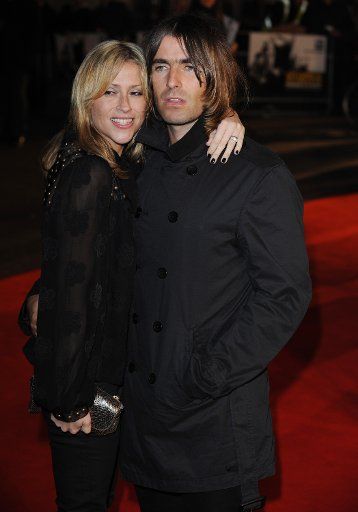 British singers Liam Gallagher from Oasis and wife Nicole Appleton from All Saints attend the premiere of "Shine A Light" at Odeon Leicester Square in London on April 2 2008. (UPI Photo\/Rune Hellestad)